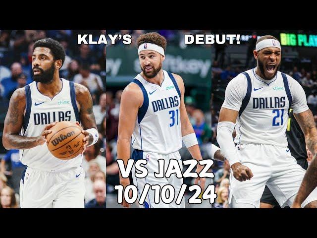 Dallas Mavericks Team Highlights vs the Jazz (2024 Preseason)