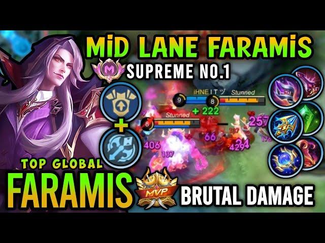 Supreme No.1 Faramis Build!! Top Global Faramis Best Build 2025 - Mobile Legends