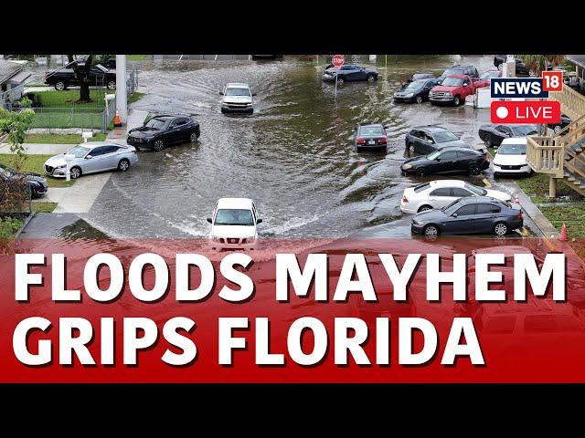 Florida Weather Live | Florida Flood 2024 | US News Live | Floods Grip Florida Live | News18 | N18L