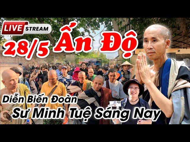 Sư Minh Tuệ mới nhất hôm nay 28/5 tại Ấn Độ diễn biến buổi sáng