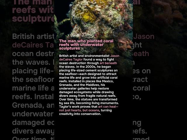 The man who planted coral reefs with underwater sculptures
