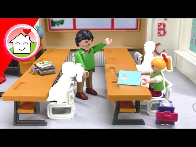 Playmobil Film Familie Hauser - Lena allein in der Schule - Der neue PLAYMOBIL Kindergarten