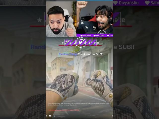 Casepaglu’s  Reaction on gold unboxing in counter strike 2 #cs2 #cs2unboxing #shorts