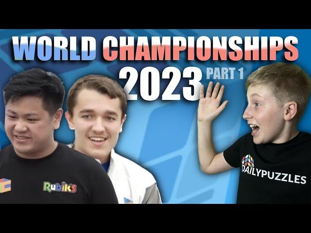 I Competed Alongside the World's Best Speedcubers! | World Champs Vlog Part 1