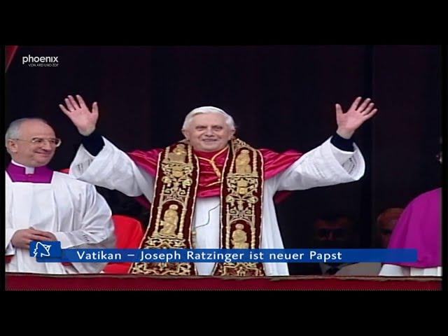 19. April 2005: Joseph Ratzinger wird Papst Benedikt XVI.