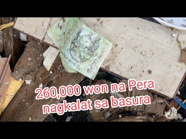 260,000 won na pera nagkalat sa basura