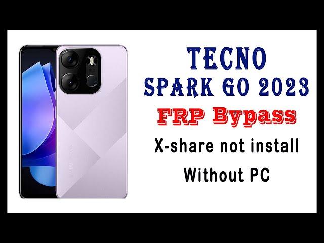 Tecno Spark Go 2024 FRP Remove without Tool