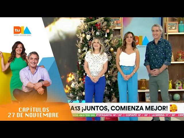 Tu Día | Miércoles 27 de noviembre | Canal 13