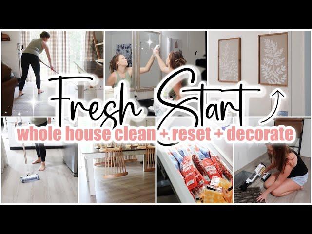 *FRESH START* Extreme All Day Whole House Deep Clean With Me // Sunday Reset Cleaning Motivation