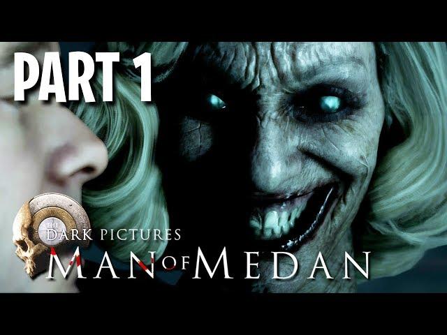 Man of Medan Co-Op Scary Game w/ My Girlfriend!! (Man of Medan, Part 1)