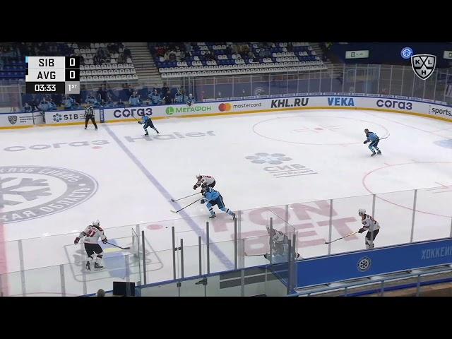 Semyon Chistyakov - Gap control v. HC Sibir (Nov. 13, 2020)