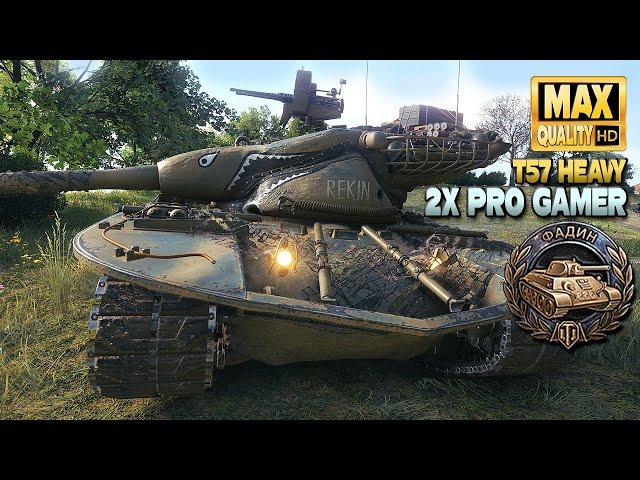 Two good "T57 Heavy" player in action - World of Tanks