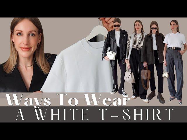 HOW TO STYLE A WHITE T-SHIRT FOR ANY OCCASION | Vol.3 Classic Wardrobe Essentials