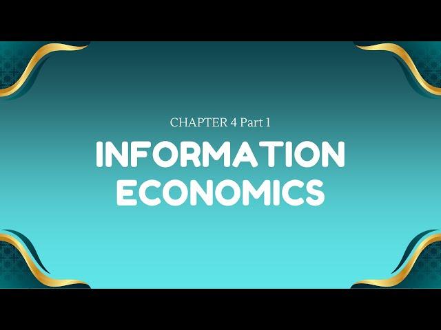Information Economics | Chapter 4 The Classical Analysis of the Economics of Patents Part 1