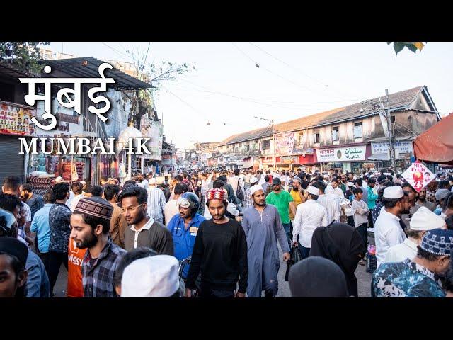 Ramadan in Mumbai  - Dharavi Iftar Street Feast 2025 - India Walking Tour 4K