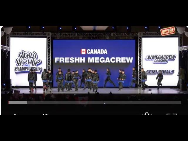 Freshh MegaCrew - Canada | JV MegaCrew Division | 2024 World Hip Hop Dance Championship Semifinals