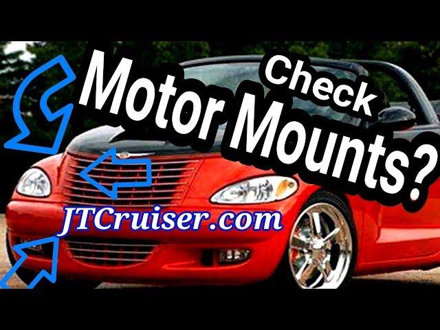 How to check PT Cruiser Motor Mount noise. PT Cruiser engine rattle