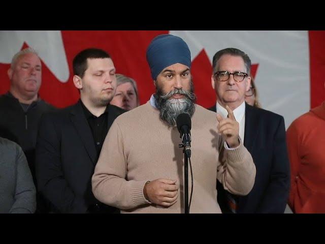 NDP’s Singh pledges Windsor border patrol training centre, new Tesla tariffs