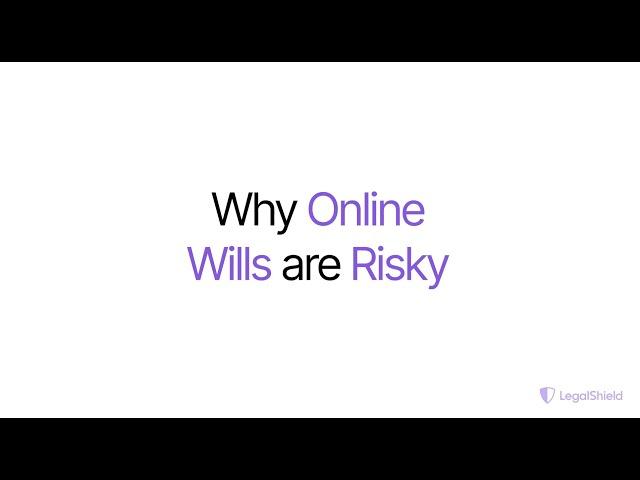 Why Online Wills Are Risky - Mike Fiffik