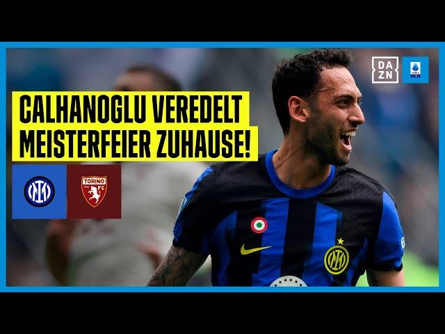 Calhanoglu-Doppelpack! Inter feiert Meistertitel Zuhause: Inter Mailand - FC Turin | Serie A | DAZN