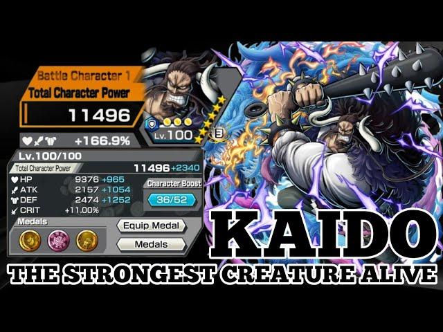 KAIDO THE STRONGEST CREATURE ALIVE GAMEPLAY | ONE PIECE BOUNTY RUSH | OPBR