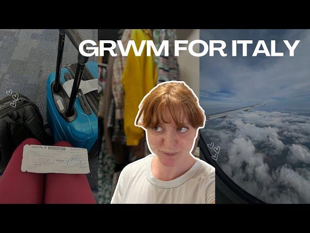 get ready with me to travel to Italy!