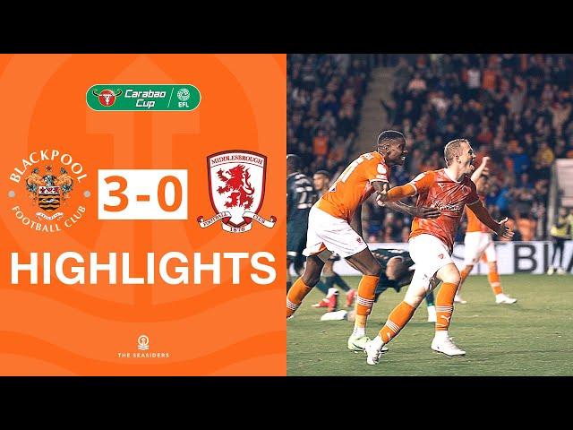 Highlights | Blackpool v Middlesbrough