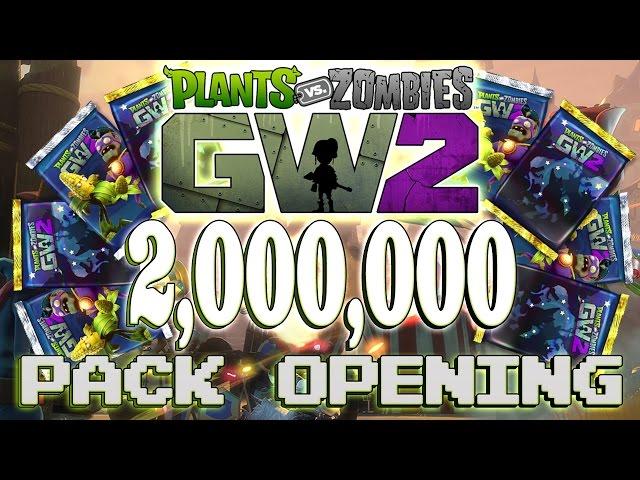 2 Million Coin Plants vs Zombies Garden Warfare 2 Pack Opening