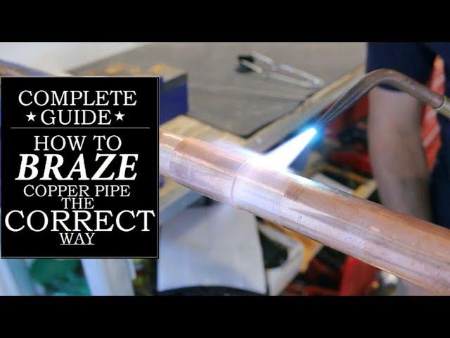How To Silver Solder (Braze) a Copper Pipe (A/C Line Repair) | GOT2LEARN
