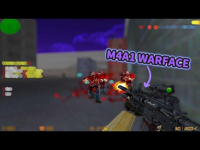 Cs 1.6 OldSchool Zombie Plague (M4A1 Warface Gameplay)(zm_assault_shadow)