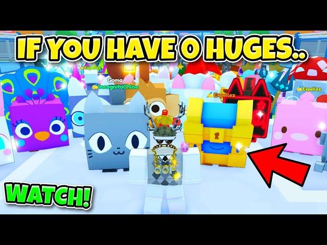 If you have 0 HUGES.. Watch! (Pet Simulator 99)