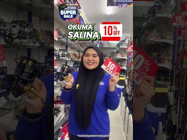 Mesin Mancing Saltwater IKAN GORGON TAK BOLEH LAWAN [Member Exclusive Super Sale 1 - 31 Julai 2024]