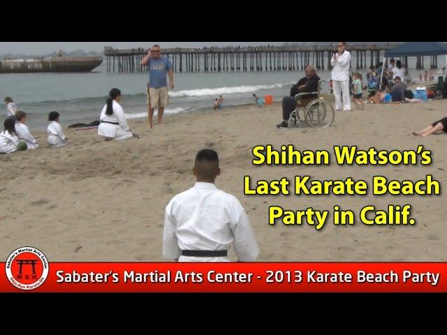 Last Karate Beach Party with Shihan Cornell Watson (July 2013)