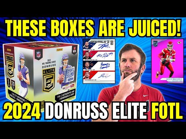 BONUS AUTOS!!! 2024 DONRUSS ELITE FOTL BOX REVIEW