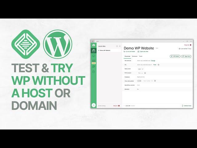 How to Test & Try WordPress for Free Before Purchasing a Domain or Hosting? LocalWP Usage Guide