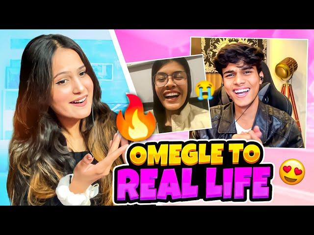 Abh real me bhi || Reaction on @adarshuc  Funny Omegle video