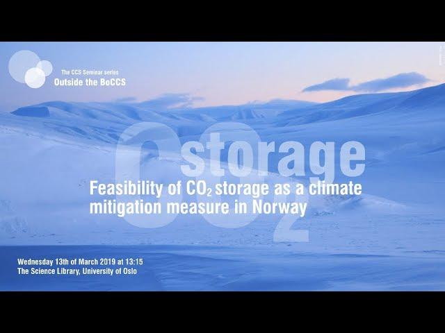 Feasibility of CO2 storage as a climate mitigation measure in Norway
