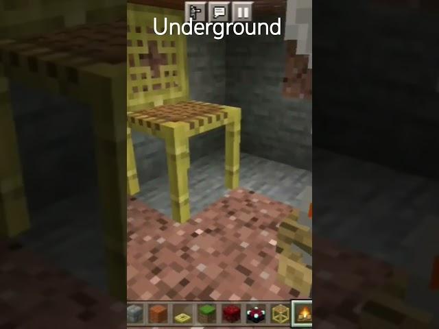 minecraft underground barish se bachne ke liye house #vira #games #likes #viwes #shorts #minecraft