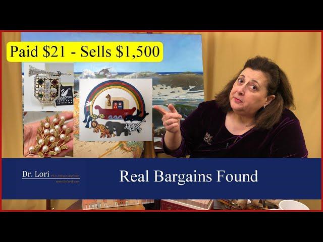 Real Bargains Found: Swarovski, Pearl, Gold & Diamond Jewelry, Famous Estate Sale Score by Dr. Lori