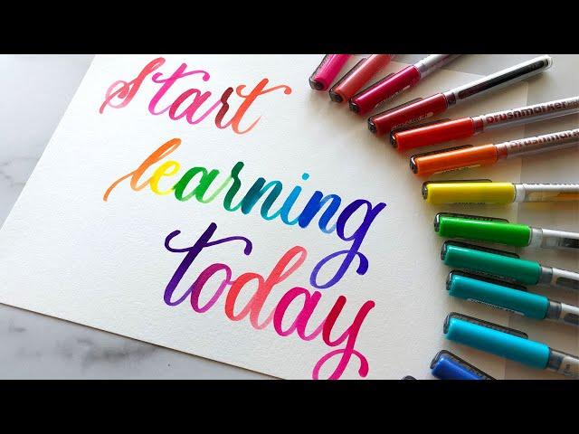 Calligraphy for Beginners Online Course - Start Learning Brush Lettering Today - Calligraphy Course