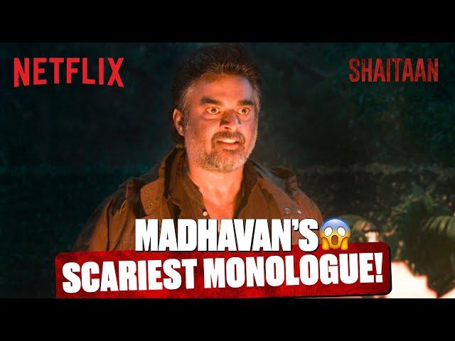 Madhavan’s SPINE-CHILLING Monologue SHOCKS Ajay Devgn & Jyotika  | #Shaitaan | Netflix India