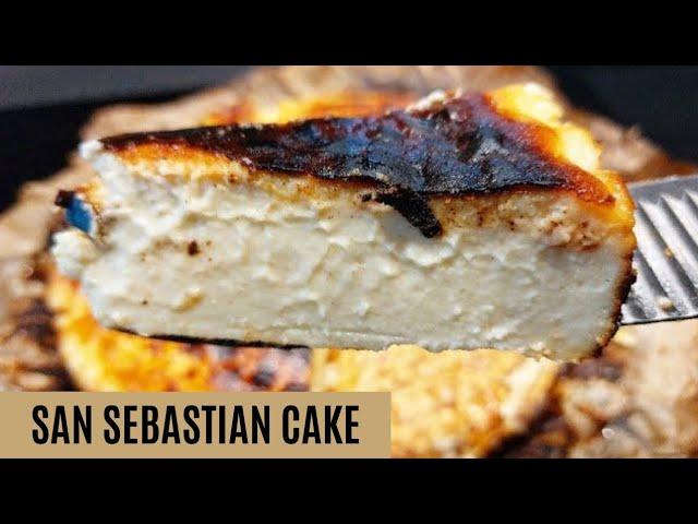 San Sebastian Cheesecake Recipe | creamiest cheesecake in the world | Bottomless cheesecake