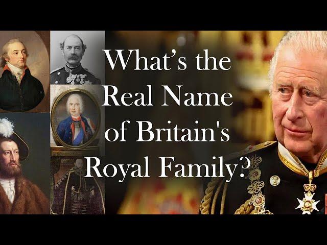 What is the REAL NAME of BRITISH ROYAL HOUSE?