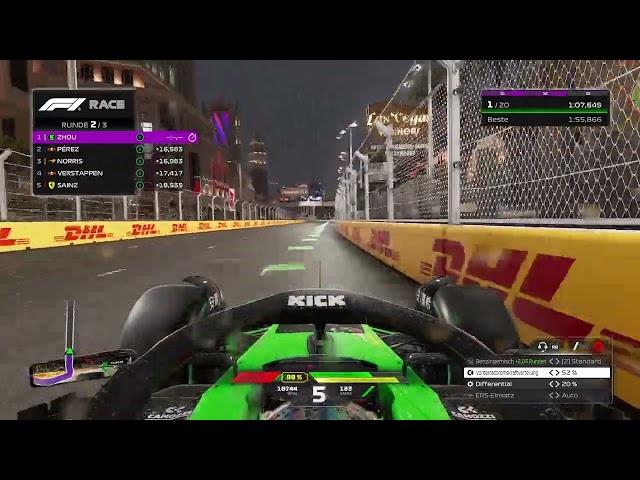 F1 2024 : Grand Prix : Las Vegas : Kick Sauber F1 Team : Zhou Guanyu