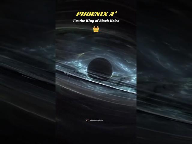 TON 618 vs Phoenix A*  #Shorts #BlackHole #Space #Universe