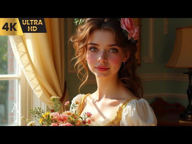 4K AI Girl Lookbook | Beautiful Girl 19th Century Morning in Munich #ailookbook #aigirl