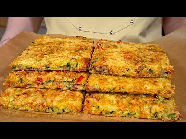 A zucchini masterpiece, better than pizza! Just grate 2 zucchini! Simply delicious!