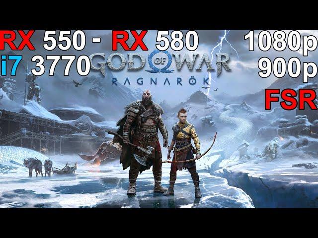 God of War Ragnarök - RX 550 - RX 580  i7 3770