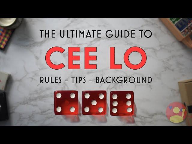 CEE LO  4-5-6 - The Ultimate Guide to the World Famous Street Dice Game