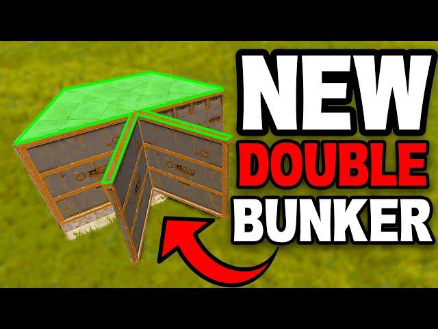 RUST - NEW DOUBLE BUNKER ( SOLO / DUO BASE DESIGN )